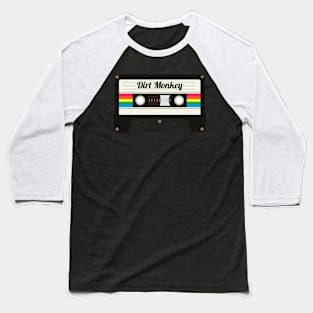 Dirt Monkey / Cassette Tape Style Baseball T-Shirt